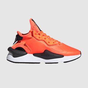 Y-3 Kaiwa Solar Orange Black Sneakers